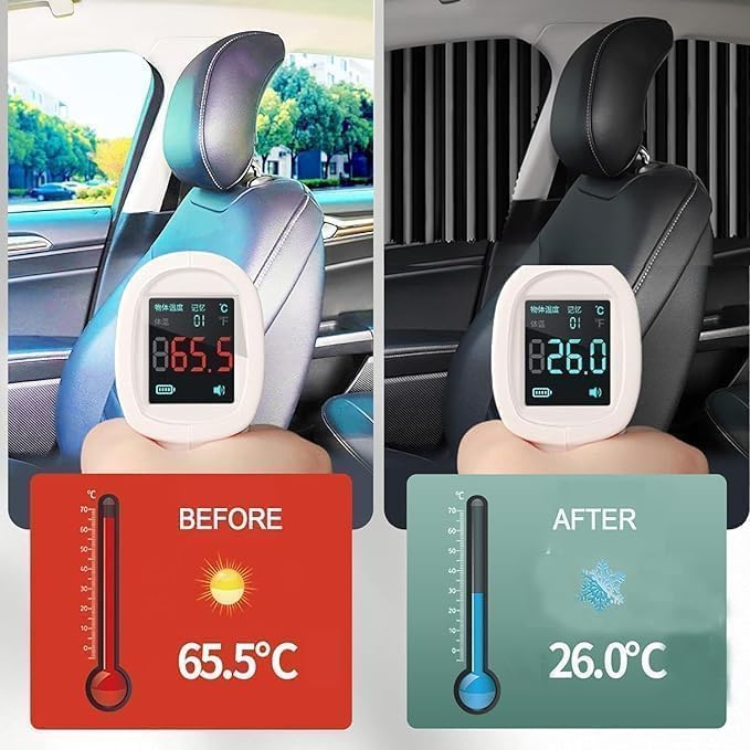 Foldable magnetic car window curtain sunshade – photo 16 of 16