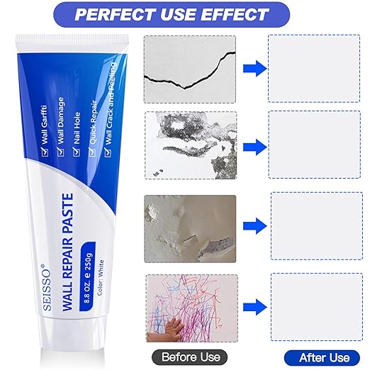Wall crack filler paste used on nail hole