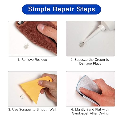 Single pack wall mending agent tube