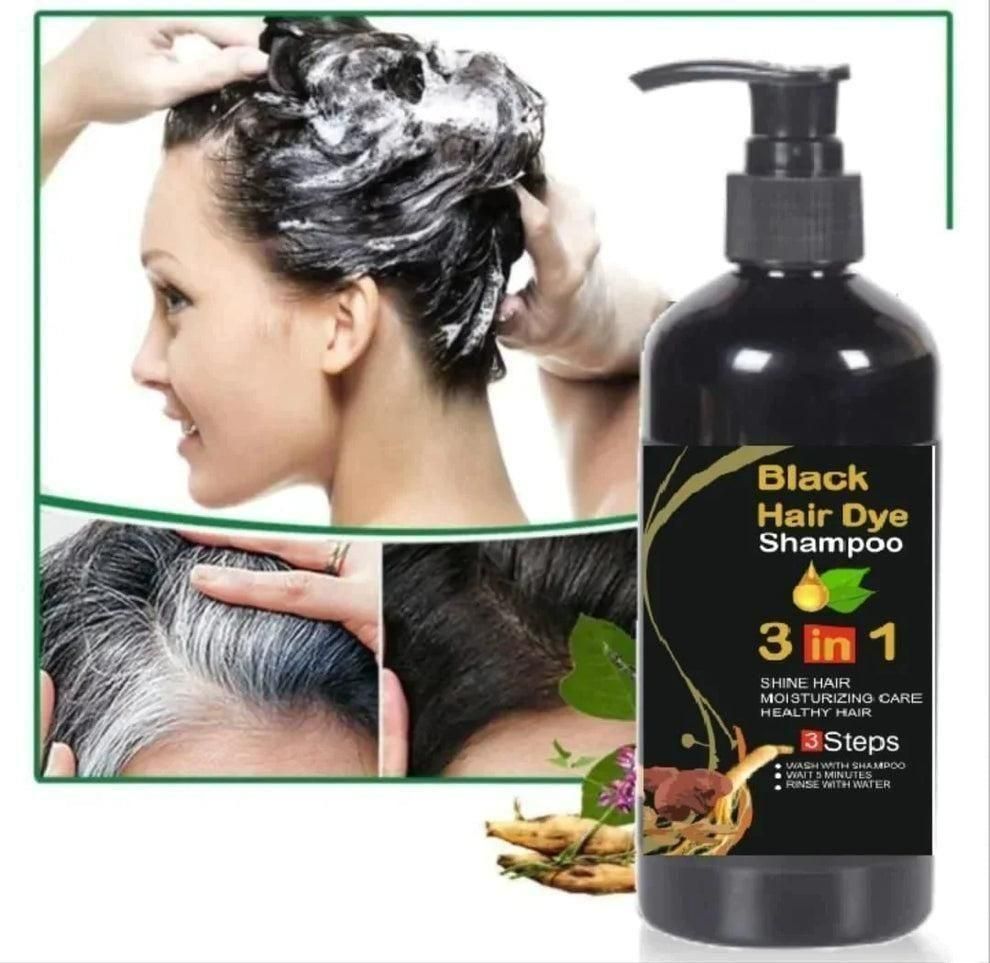 Black hair dye shampoo – photo 2 of 6