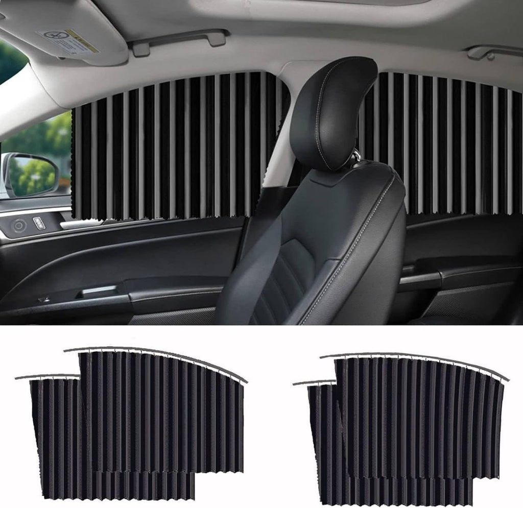 Foldable magnetic car window curtain sunshade – photo 9 of 16