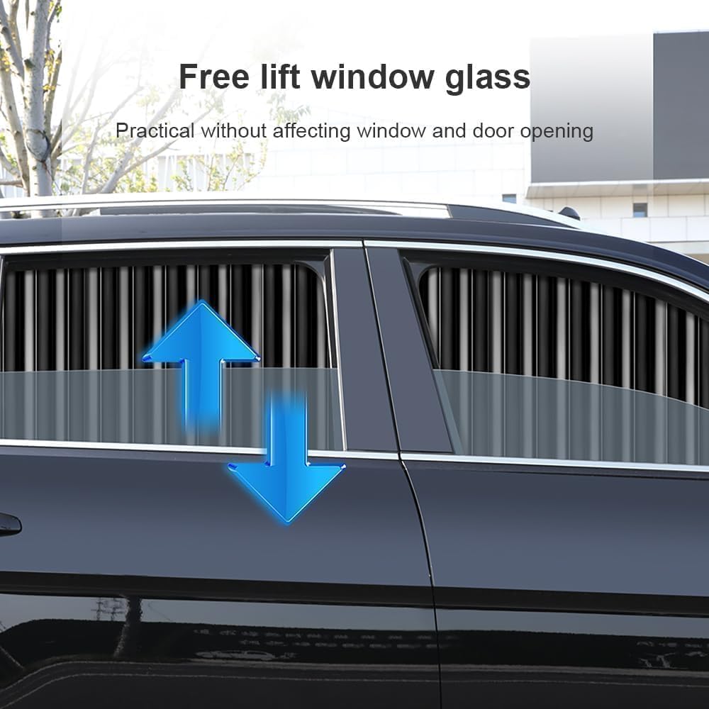 Foldable magnetic car window curtain sunshade – photo 11 of 16