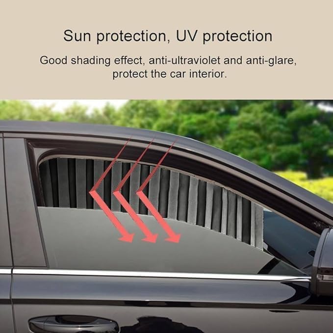 Foldable magnetic car window curtain sunshade – photo 5 of 16
