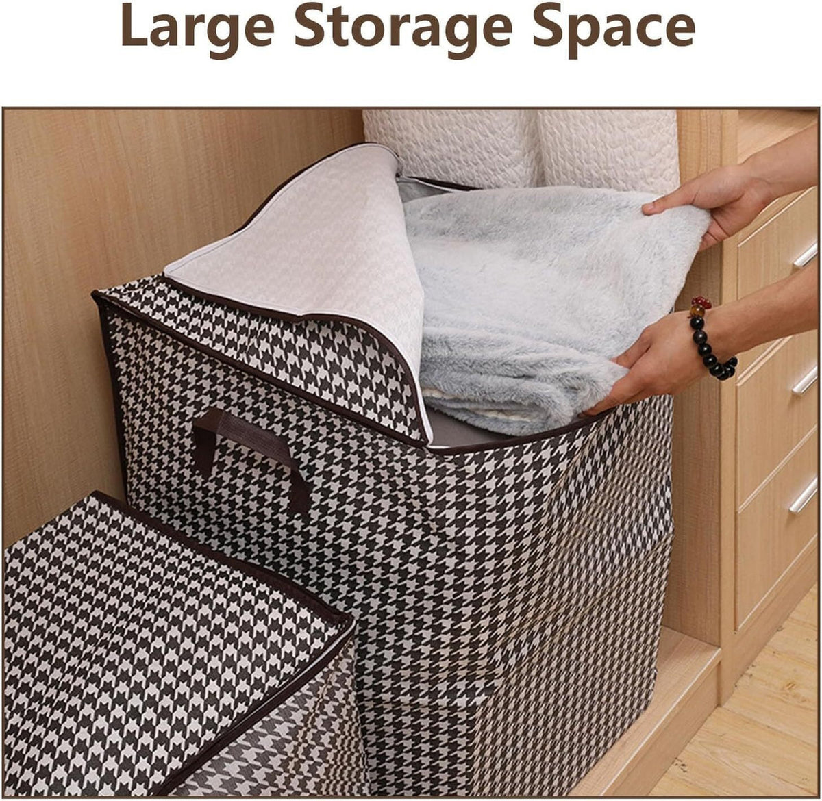 100L foldable clothes storage bag – photo 4 of 13