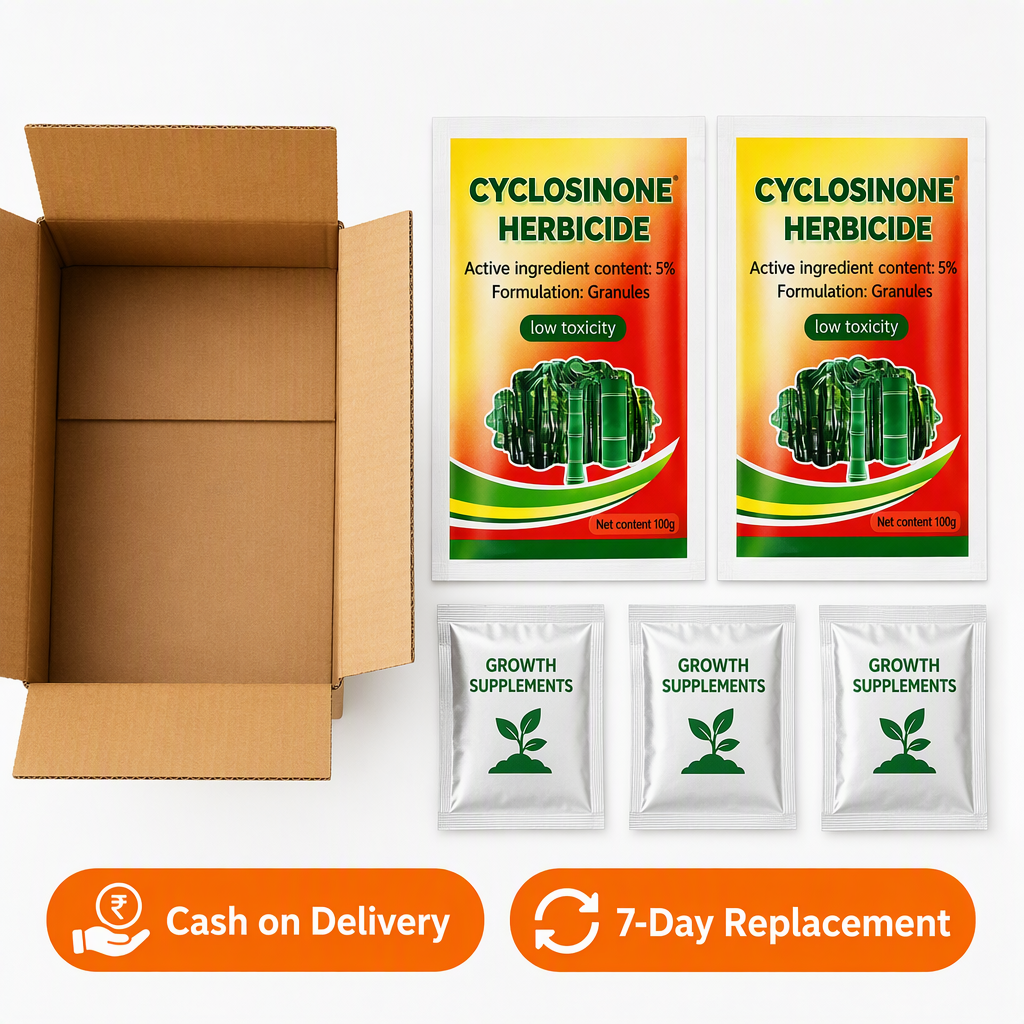 AI Cyclosinone Herbicide Granules and growth supplements(pack of 2) – box