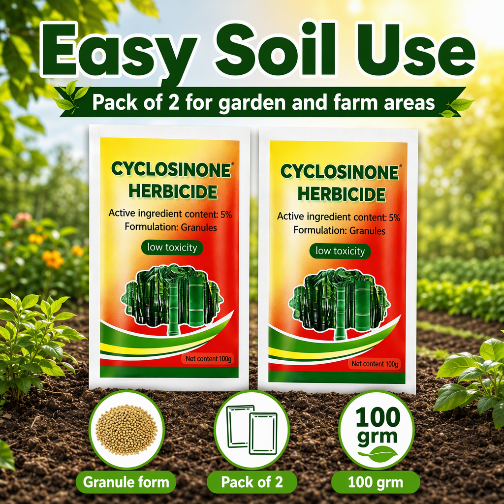 AI Cyclosinone Herbicide Granules and growth supplements(pack of 2) – hero
