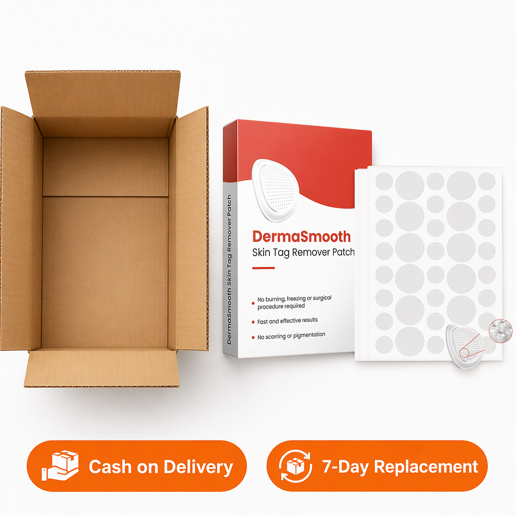 Derma Smooth Skin Tag Removal Patches – box