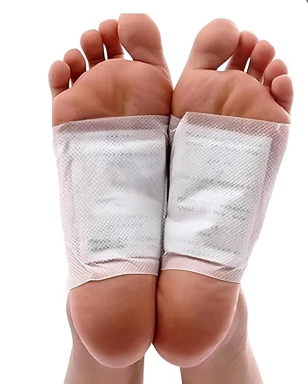 Natural ingredient foot pad close-up