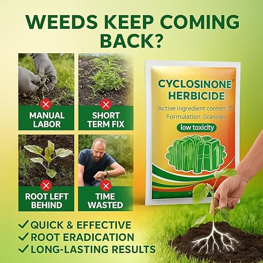 Pack of 2 plant care granules shown together