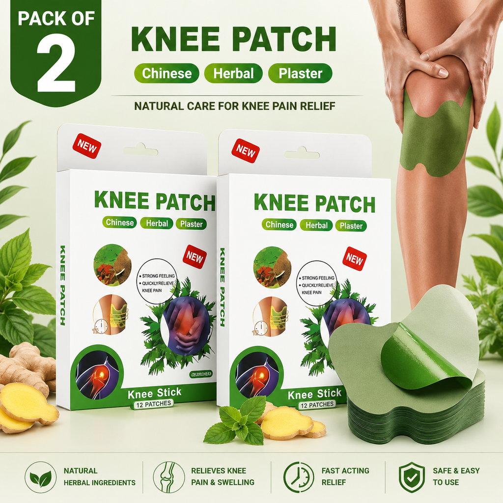 Knee patch pack front view