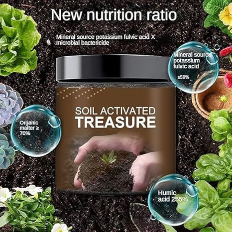 Treasure soil activator 100 g pack front view