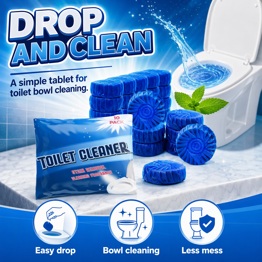 TOILET CLEANING TABLETS PACK OF 10,20,30 – hero